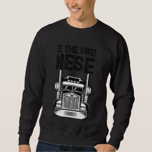 I Kärlek, Smell of Diesel på morgonen Lastbil D Lång Ärmad Tröja