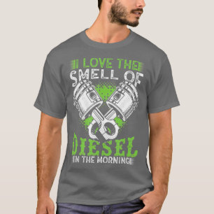 I Kärlek, Smell of Diesel på morgonen Lastbil T Shirt