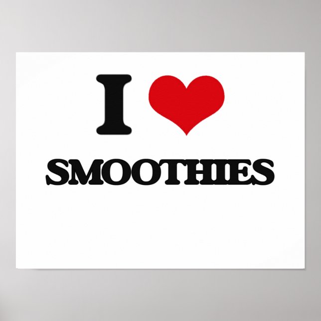 I Kärlek Smoothies Poster (Framsidan)