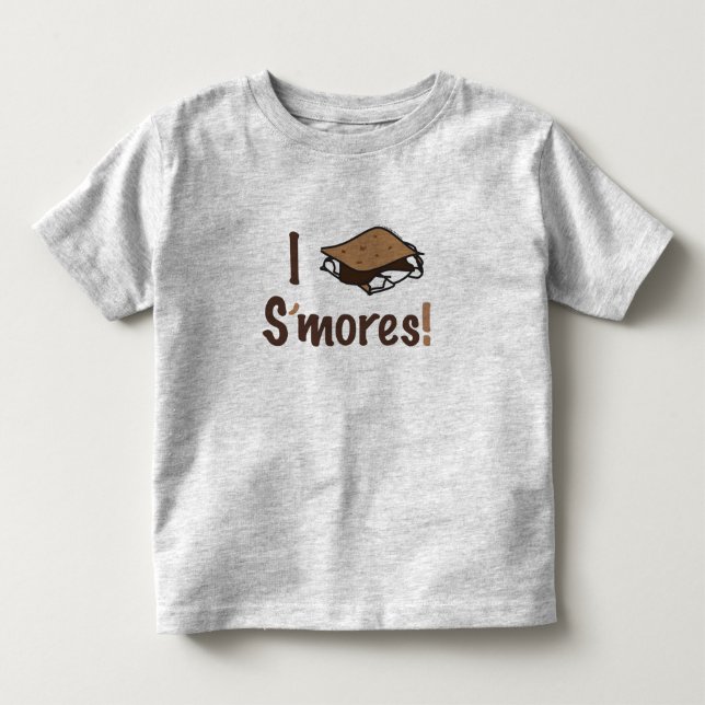 I Kärlek S'mores T Shirt (Framsida)