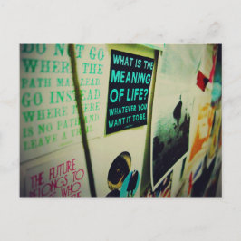 I Kärlek Snailmail - betydelsen av livet Vykort