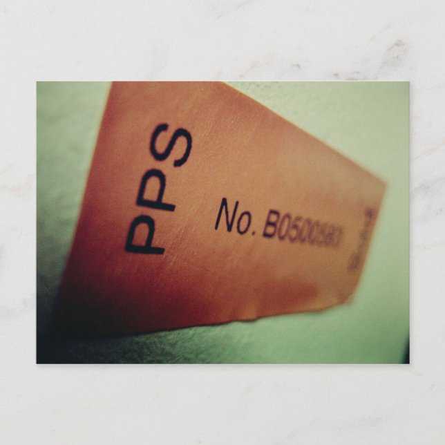 I Kärlek Snailmail - Poststämpel Vykort (Framsida)