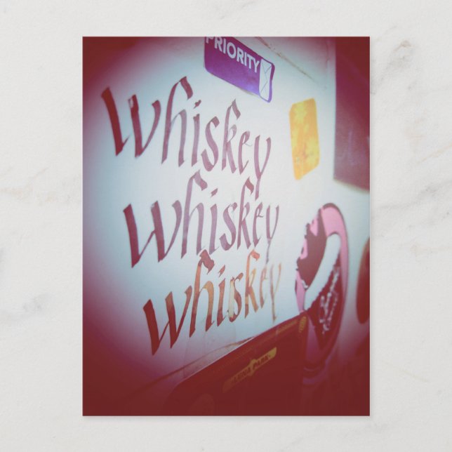 I Kärlek Snailmail - Whiskey Vykort (Framsida)