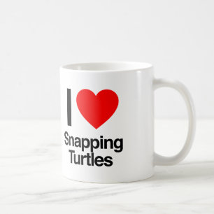 i kärlek snappsköldpaddor kaffemugg