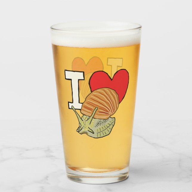 I KÄRLEK SNIGEL GLASKOPP (Framsida fylld)