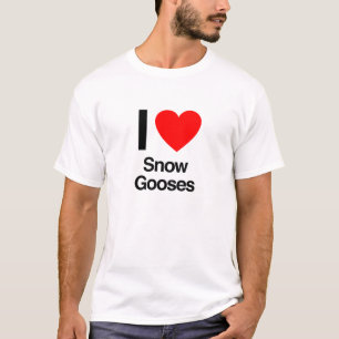 i kärlek snö godis tee shirt