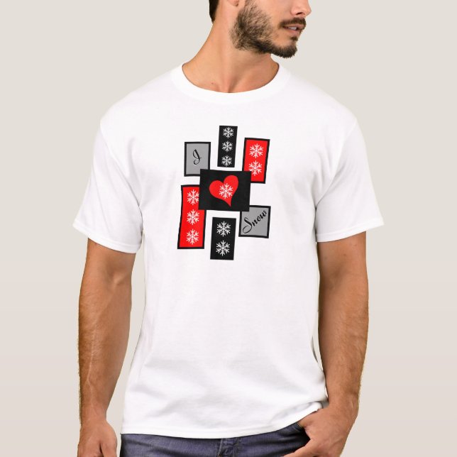 I KÄRLEK SNÖ TEE SHIRT (Framsida)