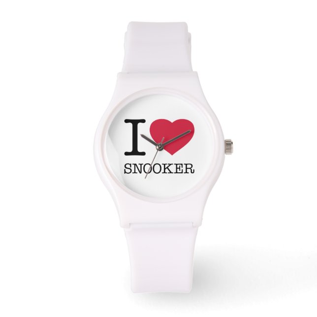 I KÄRLEK SNOOKER ARMBANDSUR (Framsida)