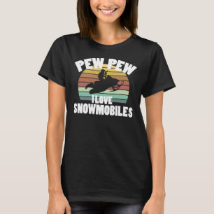 I kärlek snöskotrar t shirt