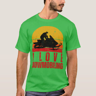 I Kärlek Snowmobiling 14 T Shirt