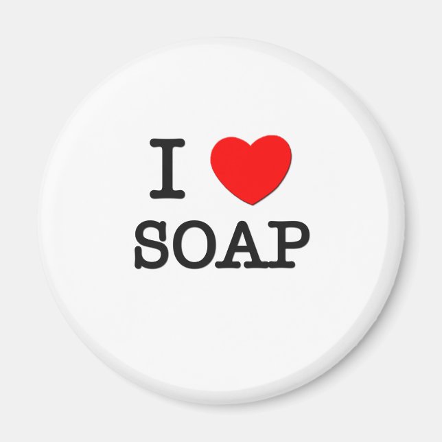 I Kärlek Soap Magnet (Framsidan)