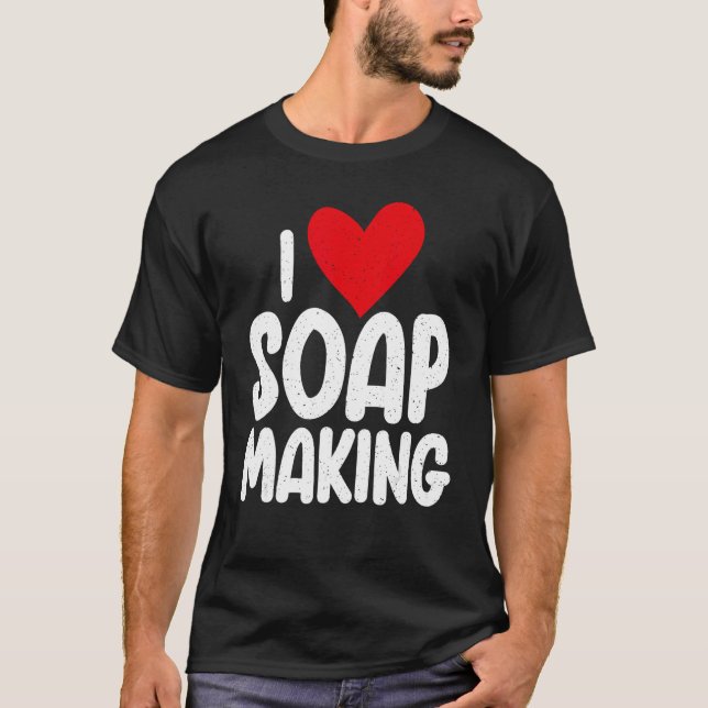 I kärlek Soap Skapar T Shirt (Framsida)