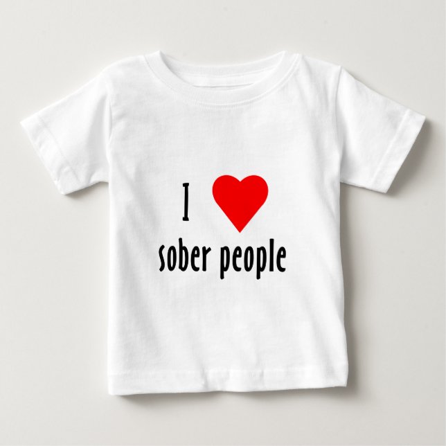 I Kärlek Sober People Tee (Framsida)