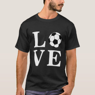 I Kärlek Soccer Ball Hoodie T Shirt