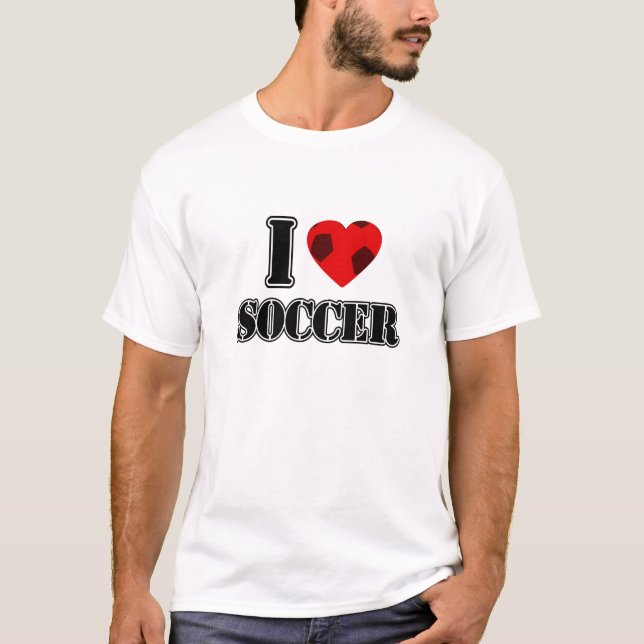 I Kärlek Soccer T-shirt (Framsida)