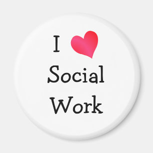 I KÄRLEK SOCIAL MAGNET