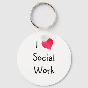 I KÄRLEK SOCIAL NYCKELRING
