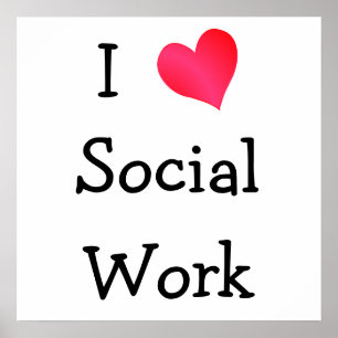 I KÄRLEK SOCIAL POSTER