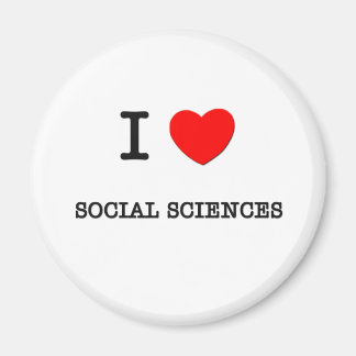 I Kärlek SOCIAL SCIENTES Magnet