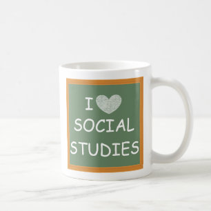 I Kärlek Social studier Kaffemugg