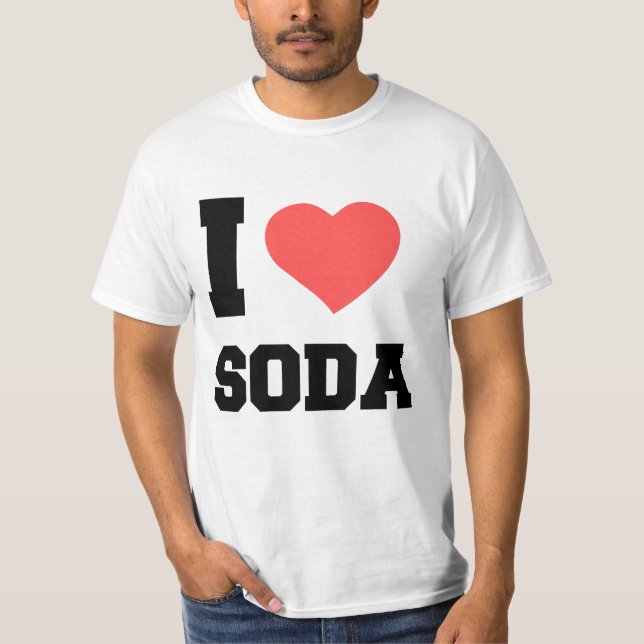 I KÄRLEK SODA T SHIRT (Framsida)