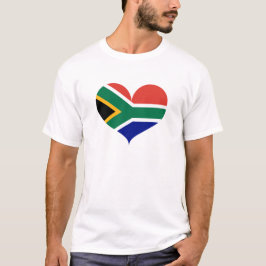 I Kärlek södra Afrika Flagga T Shirt