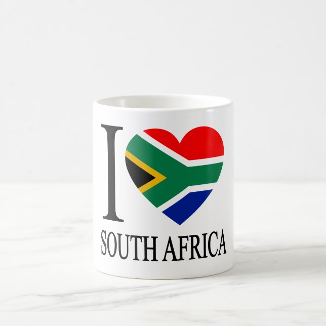 I Kärlek södra Afrikan Kaffemugg (Center)