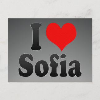 I kärlek Sofia Vykort
