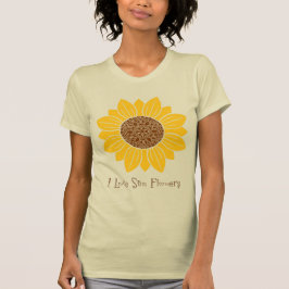 I kärlek Sol Flowers T Shirt