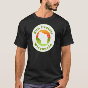 I Kärlek Sol Prairie Wisconsin Wi Vacation Souveni T Shirt