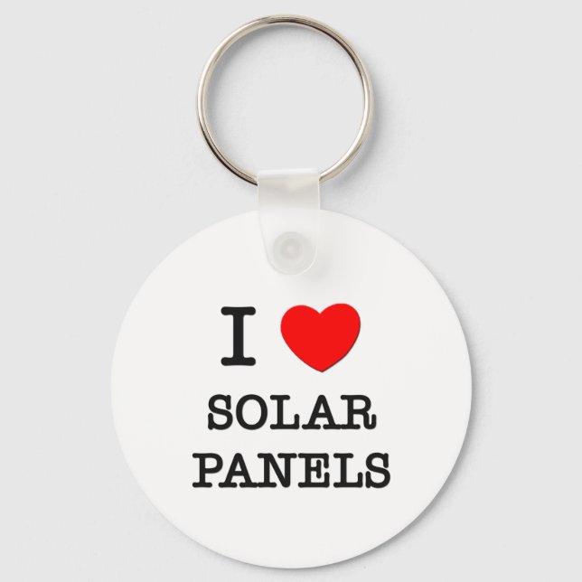 I Kärlek Solar Panels Nyckelring (Framsida)