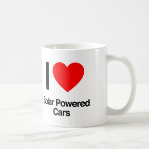 i kärlek soldrivna bilar kaffemugg