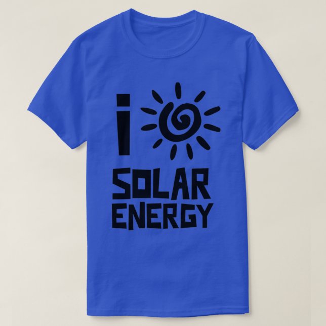 I kärlek solenergi t shirt (Design framsida)