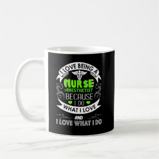 I Kärlek som är sjuksköterska (CRNA) Kaffemugg