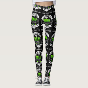I Kärlek som är sjuksköterska (CRNA) Leggings