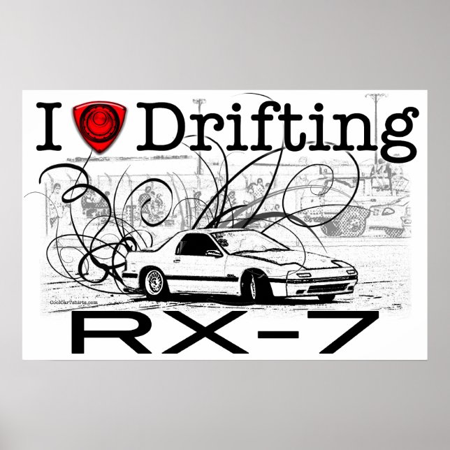 I kärlek som driver RX-7 Poster (Framsidan)