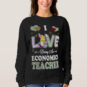 I Kärlek som ekonomilärare Påsk Day Lärare T Shirt
