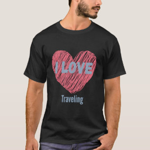 I Kärlek, som färdas i hjärtfoto eller hobbyist T Shirt