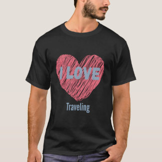 I Kärlek, som färdas i hjärtfoto eller hobbyist T Shirt