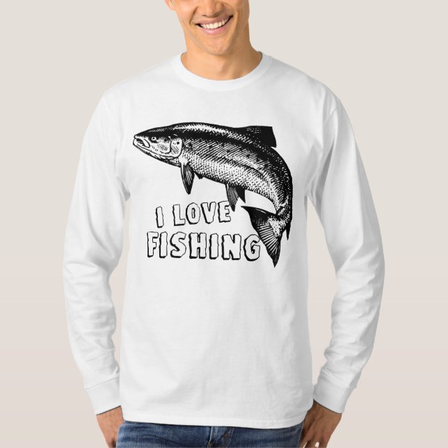 I Kärlek som fiskar storfisk T Shirt (Framsida)
