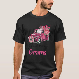 I Kärlek, som kör G K Lastbil blomma T Shirt