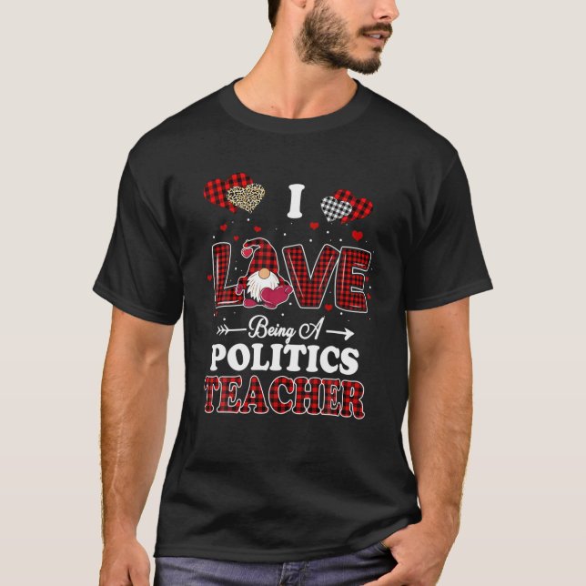 I Kärlek som Politik Lärare Valentines day Gno T Shirt (Framsida)