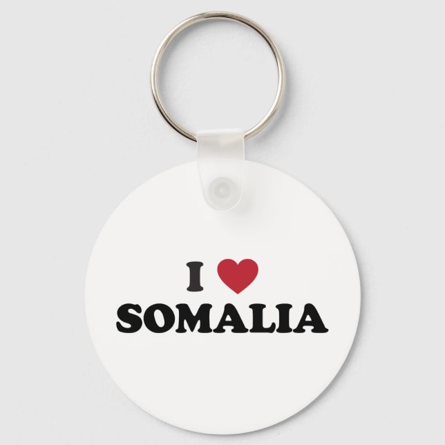 I Kärlek Somalia Nyckelring (Framsida)