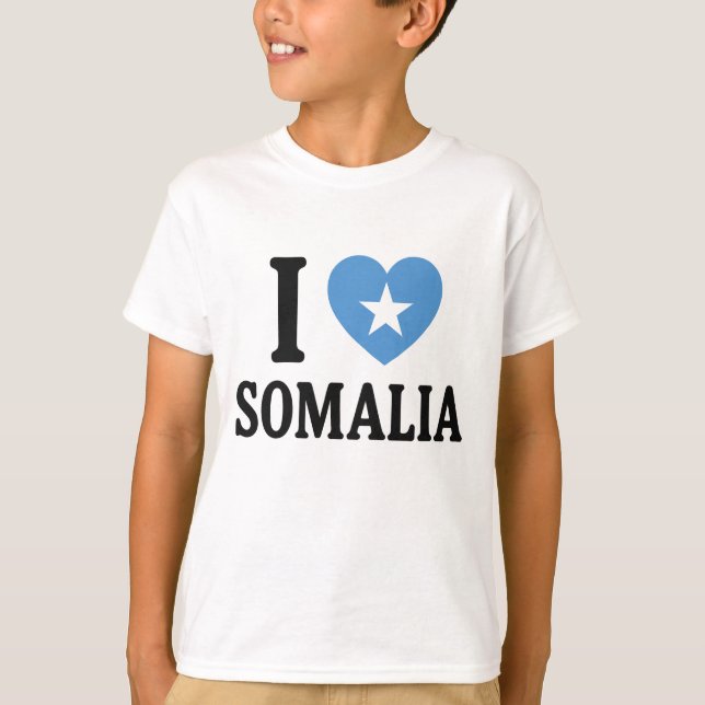 I kärlek Somalia T Shirt (Framsida)