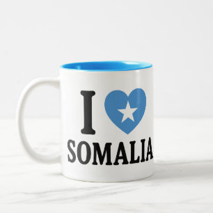 I kärlek Somalia Två-Tonad Mugg