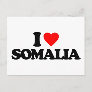 I KÄRLEK SOMALIA VYKORT