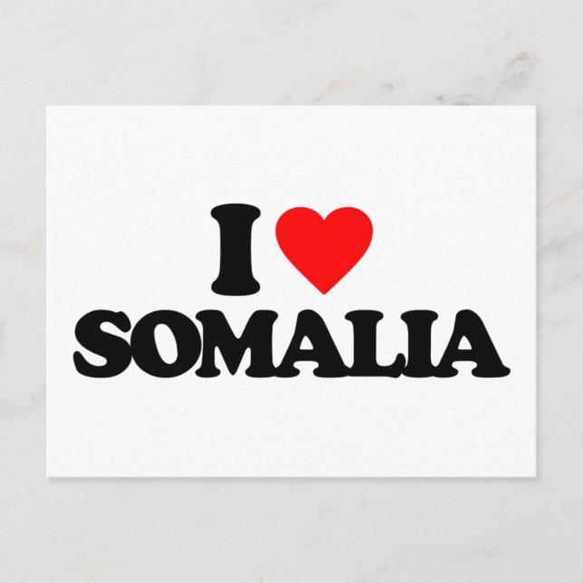 I KÄRLEK SOMALIA VYKORT (Framsida)