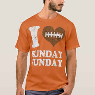 I Kärlek Söndag Funday Football T Shirt