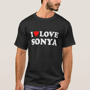 I Kärlek Sonya I Heart Sonya T Shirt