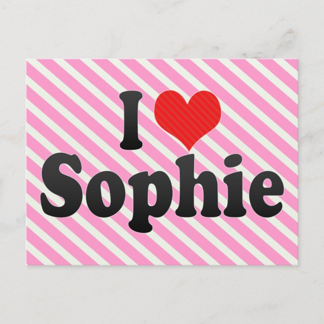 I Kärlek Sophie Vykort (Framsida)